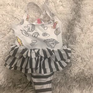 Betsy Johnson- Baby girls one piece swim suit